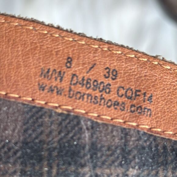 Born Umbra Women's Brown Leather Three Strap Riding Boots Sz 8 - Picture 6 of 7